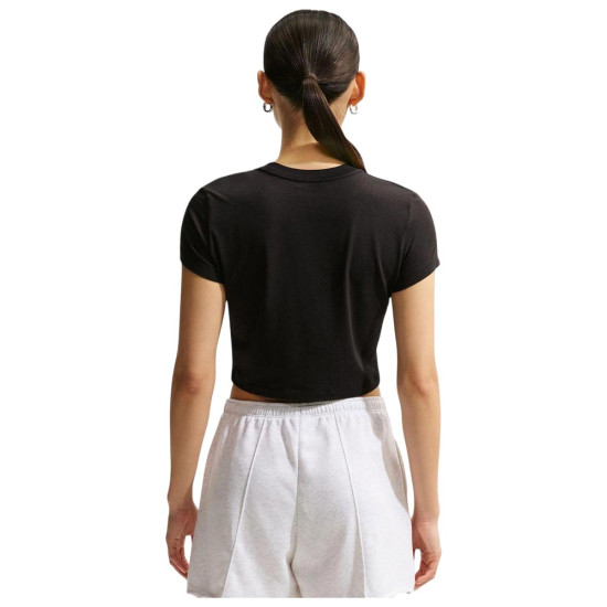 Nike Γυναικεία κοντομάνικη μπλούζα Sportswear Chill Knit Cropped Tee